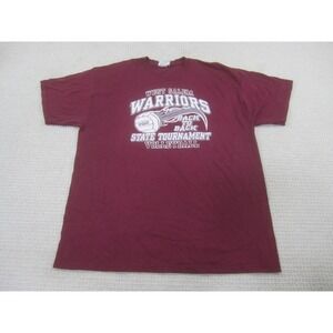 West Salem Warriors Shirt XL Maroon Volleyball 2012 State Tournament Jerzees